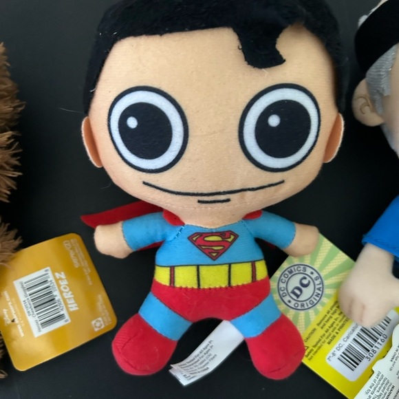 New plush toys lot of 3 star wars chewy/DC comics superman/fruit ninja halfbrick - Picture 4 of 5